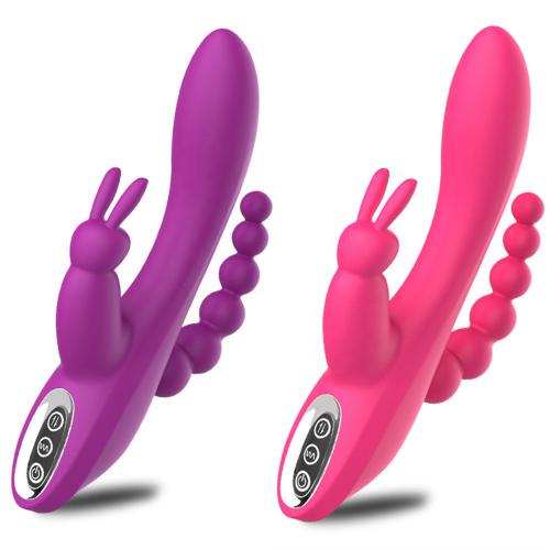 2024 Best Selling Adult Sex Toy 3 in 1 Rabbit Vibrator 7 Vibration Massager Adult Sex Toy for Women and Couple