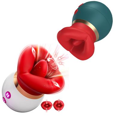 4 IN1 Rose Sucking &Licking Vibrator Sex Toy Vibrator Sex Toys for Women Tongue Licking Clit G SPOT Vibrators Female 2024