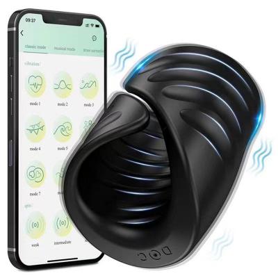 APP Control Cock Ring  Penis Vibrator for Men Sex Massager Penis Delay Trainer Automatic Male Masturbator Sex Toys for Adult W32