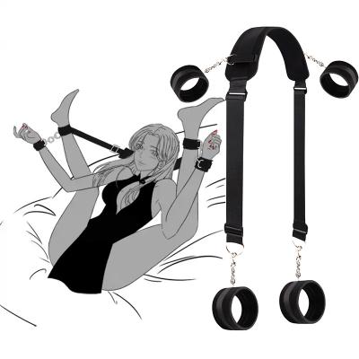 Bondage Kits Black Pink Handcuff with Footcuff Bondage Gear Sex Toy for Women Juguetes Sexuales