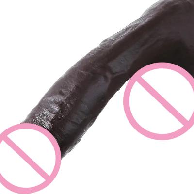 Brown Dildo Masturbator Sex Toys Heating Telescopic Swing Thrusting Silicone Huge Realistic Vibrator Big Black Dildos for Women