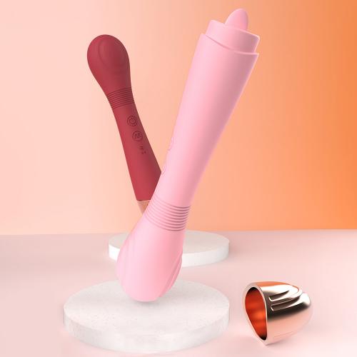 Custom Licking Tongue Vibrator Sex Toys Av Wand for Women Nipple G Spot Clitoral Wand Massager Vibrators Dildo Adult Toy