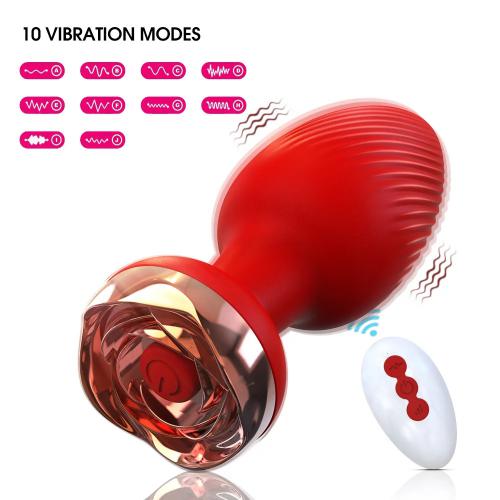 Factory Zope Customize Adult Sex Toys for Men Prostate Massager Adult Toys Anal Plug Vibrating Butt Plug with Remote Control