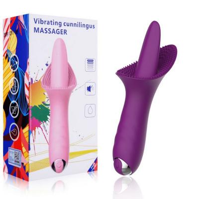 Female Oral Stimulator Soft Licking Clitoral Dildos Women Tongue Licking 10 Vibration Modes Clit Stimulator Adult Sex Vibrator