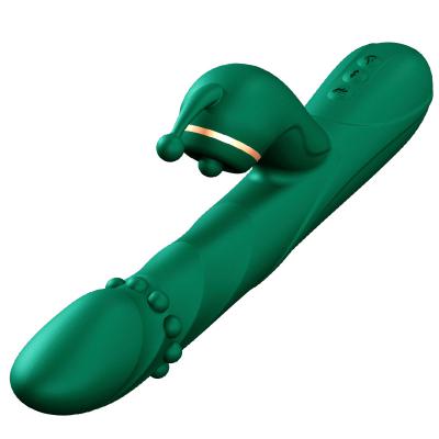 Heating Tapping Flapping Rabbit Vibrating Thrusting Sex Toy For Women Female Massage Vagina G Spot Adult Product Vibrator