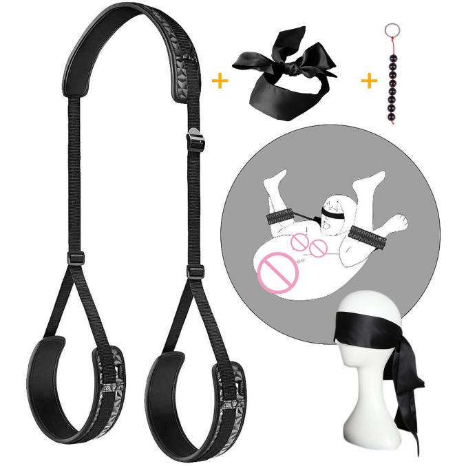High Quality Red Bondage Sets Adult Fetish Sm Products Couple Bondage Gear for Fun