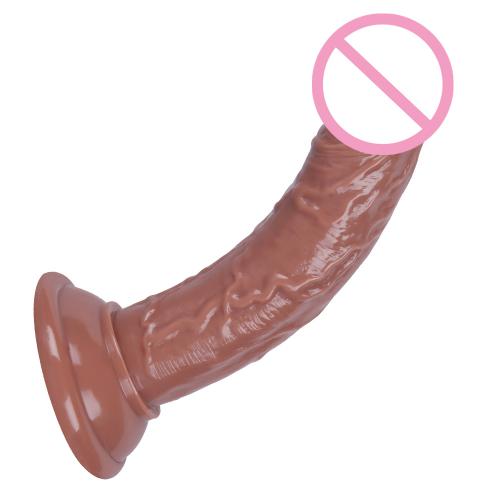 Hot Sale Factory Wholesale Insertable Penis Female Masturbator Crystal Pvc Dick Adult Sex Toy Manual Realistic Dildo for Woman