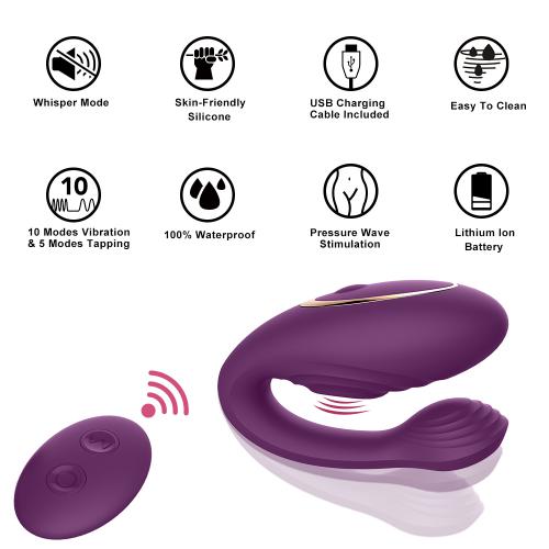 LWearable Panty Vibrator Remote Control Vibrating Panties for G-Spot & Clitoris Rechargeable with 10 Frequency