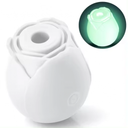 Luminous Rose Vibrator Sucker Stimulator Luminous  Toy Silicone Female Adult Masturbating Sex Toys Rose Vibrator for Woman