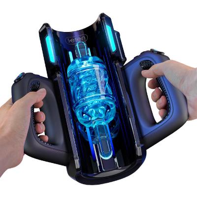 Male Sex Machine Fast Retractable Sucking Time Delay Trainer Sucker Masturbation Cup with Phone Holder  Dick Massage  Blow Job