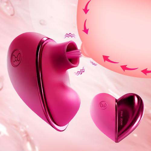 Manufacture Pretty Love Egg Nipple Vibrators Adult Woman 3D Sex Girl Use Massage Products Tongue Mouth Sex Toy for Lady