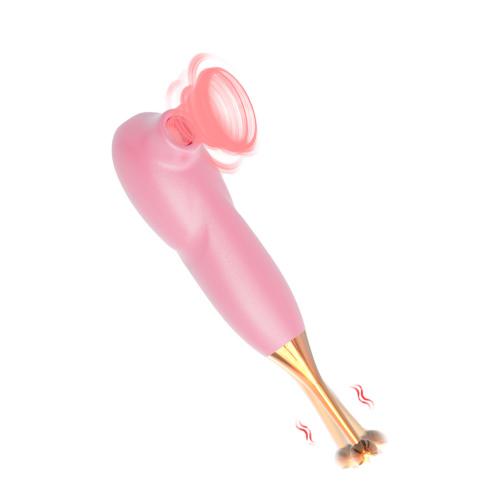 New Nipple Sucker G-spot Vibrators Women 2 in 1 Clitoral Vaginal Nipple Sucking Orgasm Pen Sex Toys