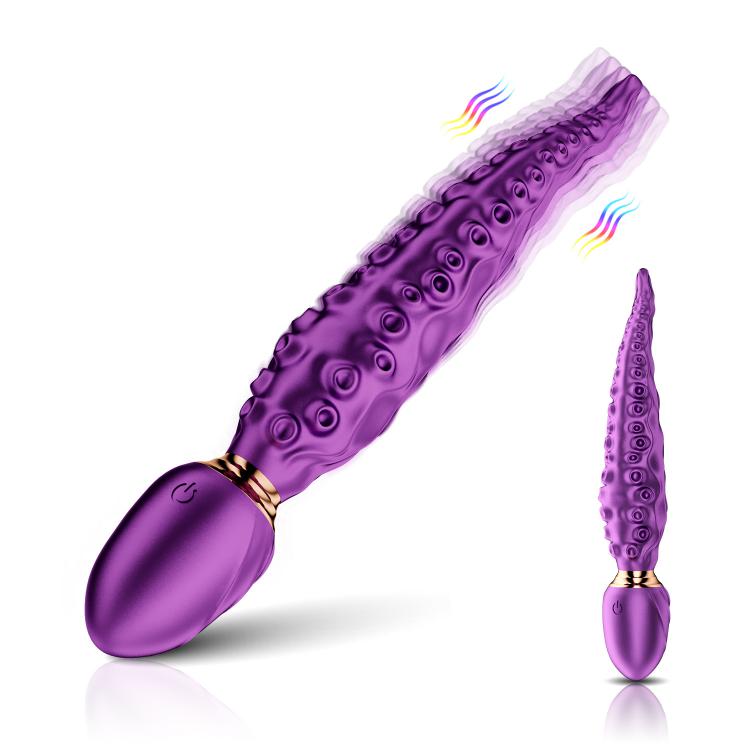 Octopus Tentacle G-Spot Monster Massage Masturbator Exciting Sucking Magic Wand Silicone Adult Sex Toys Vibrator for Woman