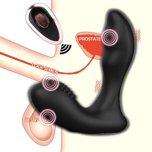 Prostate Massager Anal Vibrator Thrusting Vibrating 12 Modes with Remote Control  Anal Plug Anal Sex Toys  Massager for Man