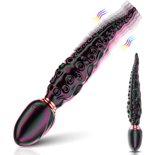 Realistic Octopus Tentacle Creature Monster Huge Big G-Spot Thrusting Anal Dildo Vibrator Wand Butt Plug for Women Men