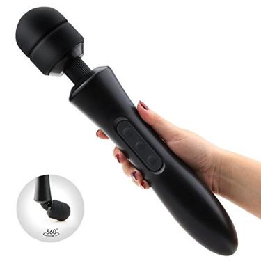 Rechargeable Handheld Vibrating Massager for Women Bullet Massager for Muscles Back Foot Neck  Wand Massage Gift for Women Her Y