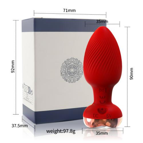 Remote Control Anal Vibrator With 9 Modes Massage Plug Toy Male Adult Toy Male and Female  Silicon Anal Plug for Men Women