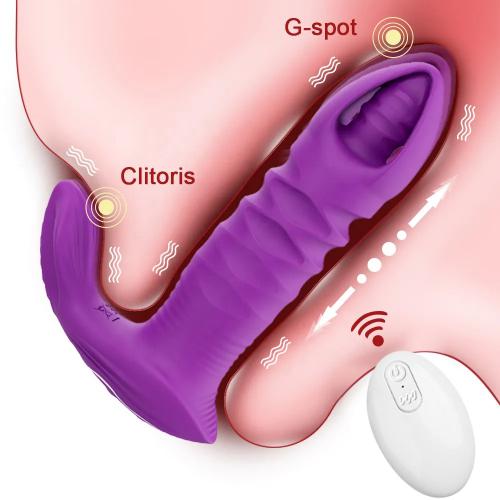 Remote Control Sex Toys for Couples Vibrator Female Wireless Thrusting Dildo g Spot Clitoris Stimulator Butt Plug Dildo Vibrator