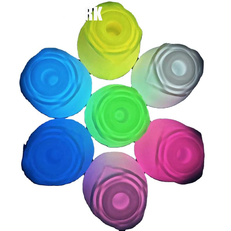 Rose Adult Sex Toys Glow in Dark Female Toys Clit Sucking Tongue Rose Toy for Women Luminous Flower Rose Vibrator