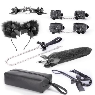 SM Bondage Sets Handcuffs BDSM Bondage Restraints Adult Fetish Kit SM Products Couple Bondage Gear Flirting Toys