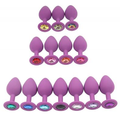Silicone Anal Plug Telescopic Vibration Massage Stick Adult Supplies for Men & Women Masturbation Tool