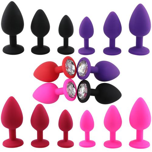 Silicone Big Butt Plug Anal Sex Toys Dildo Masturbador Anus Beads Silicone Anal Butt Plug  for Mem for Women