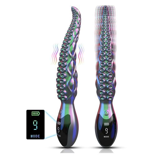 Squid Tentacles Shape Wand Silicone Thrusting Dildo Vibrator for Woman Couples Sex Toy Masturbator Anal Plug Toy for Female