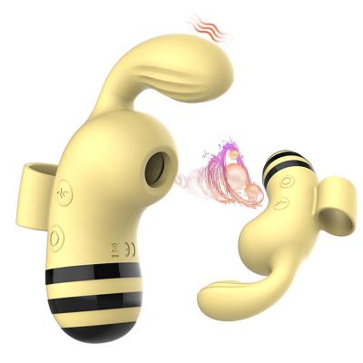 Sucky Bee Rechargeable Clit Sucking G-Spot Finger Vibrator