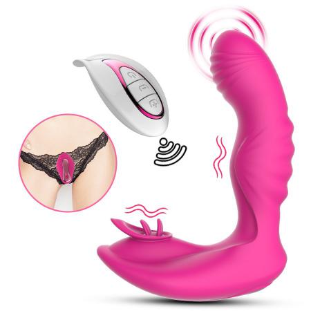 Wearable Vibrator 12 Vibration Modes Dildo Remote Control Panty Dildo Vaginal Clit Stimulator Women Sex Toys