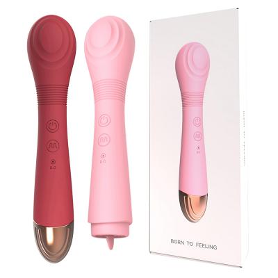 Wholesale Tongue Licking Female Sex Toys Adult Sexual Machine Clitoral Vibrator Usb Adult Av Wand Massager Dildo Juguete Sexual