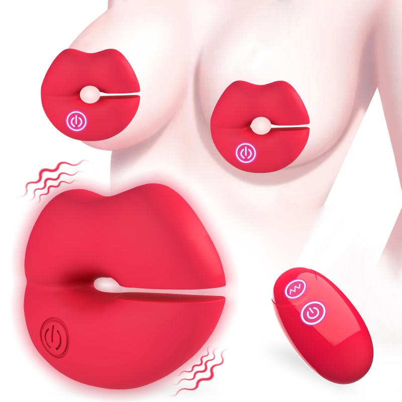 Woman Usb Waterproof Breast Massage Quiet Design Vibrator Wireless Remote Control Male Nipple Stimulator Massager Clamps Sex Toy