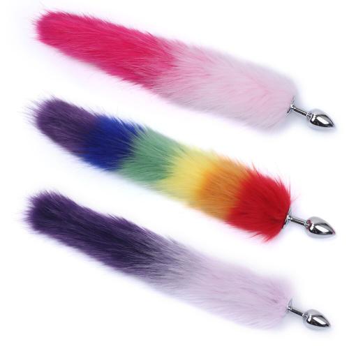 fox Tail Butt Plug Sex Toys  Anal Stuffer   Bunny Plug Toy Short Tail Anal Plug Adult Sex Toys
