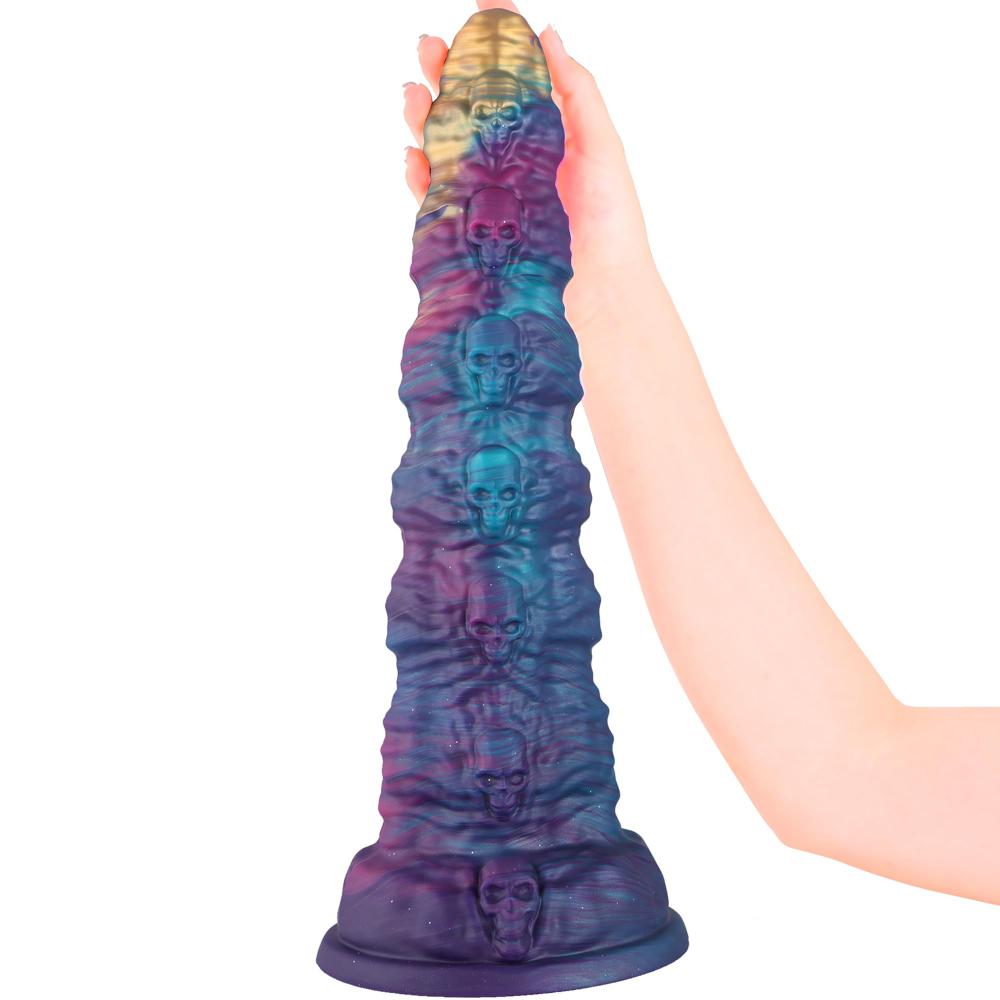 Customized Monster  Dildo Soft Liquid Silicone Anal Plug extra Huge Dildo With Strong Suction Cup for Men Masturbation