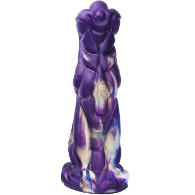 Fantasy Monster  Dildo with Suction up Soft Silicone Anal Plug Adult Sex Toys Colorful Flexible G-spot Dildo for Women Men