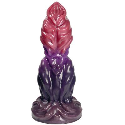 Fantasy Monster  Dildo with Suction up Soft Silicone Anal Plug Adult Sex Toys Lien Dog Dildo Huge Animal Butt Plug for Men