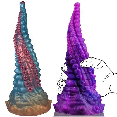 Fantasy Octopus Tentacle Dildo Big Monster  Dragon Dildo With Suction Cup Silicone Anal Plug Huge Sex Toys for Women Men