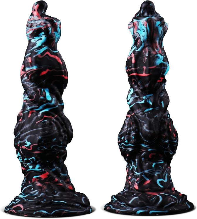New Colorful Dildo with Strong Suction up Fantasy Monster  Dildo Silicone Anal Plug Masturbation Sex Toys for Women Men