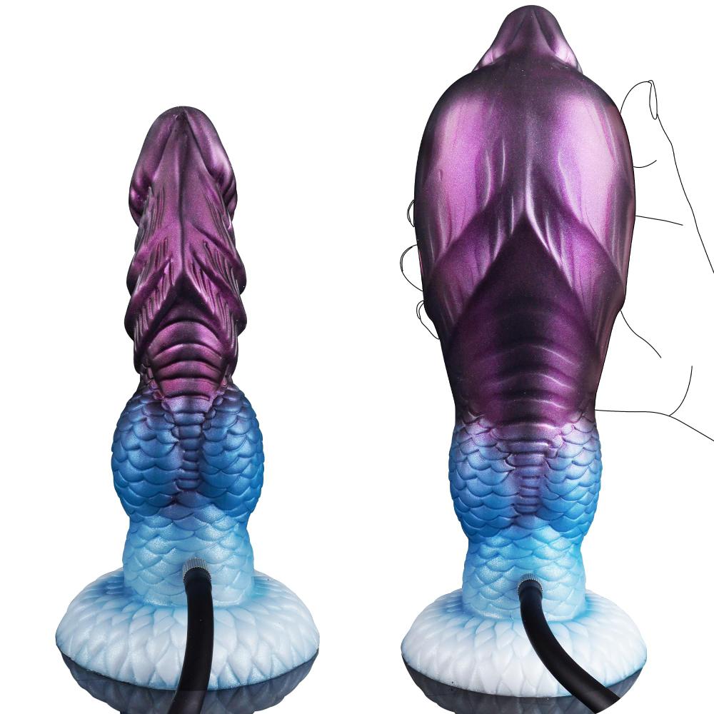 Realistic Anal Dildo with Adjustable Thickness Anal Sex Toys G Spot Stimulator Prostate Massager Monster  Inflatable Dildo