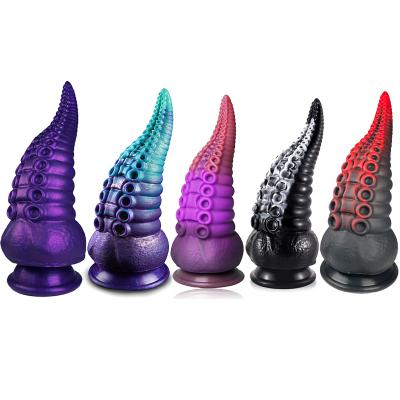 Realistic Tentacle G-spot Dildo Silicone Big Thick Dildo with Suction Cup Fantasy Monster Octopus Dildo Anal Adult Sex Toy