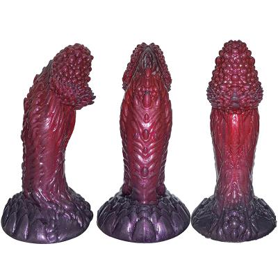 Thick Realistic Monster Dildo with Suction Cup for Hands-Free Play Silicone Fantasy Anal Plug Prostate Massager Adult Sex Toy