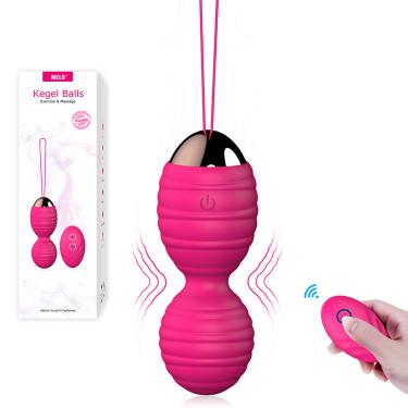  Best Seller Patent Design Kegel Ball Vibration Remote Control Rechargeable Wireless Adult Sex Toy for Woman