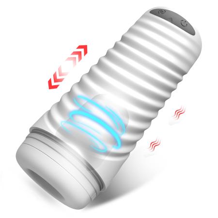  Internal Thrusting Male Masturbators Realistic Masturbation Cup TPE Pocket Pussy Stroker Adult Sex Toys for Men Shop Sex%