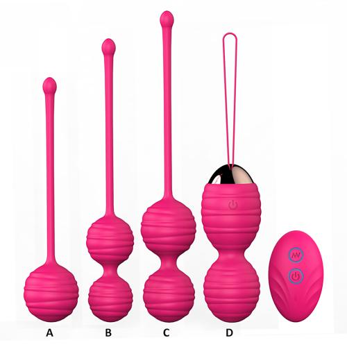 Patent Intimate Kegel Exercise Weights-Doctor Recommended Pelvic Floor Exercises -4 Premium Silicone Kegel Balls for Women