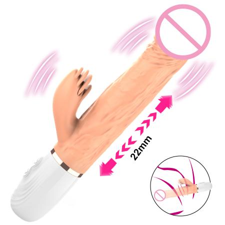  Rechargeable Thrusting Licking Dildo Vibrator for Women Girl Waterproof Sex Toys for Woman