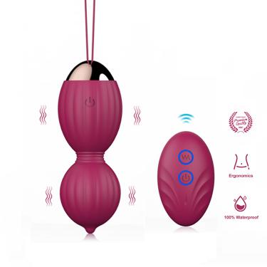 2020 New Design Ben Wa Kegel Ball Vibrator with Remote Controller Sex Toy for Women