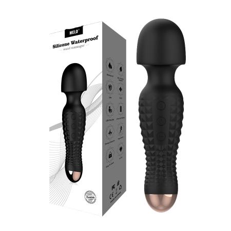 2020 New Patent Rechargeable Silicone  Vibrating Massage Tools Wireless Wand Massager for Women Man Couple