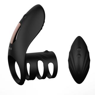 2020 Patent New Penis Long Hard Enlarge Ring Lock Vibrator for Man Sex Toy