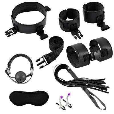 8Pcs/Set Adult Bondage Sex Toy for Women Fetish Tool SM Cosplay Fantasy Plush Adjustable Restrain Kit Couple Sex Game Toy Kit%
