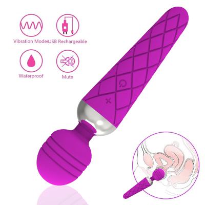 AV  Wand Vibrator Massager Chinese Sex Toy for Women Videos15 Speed Power Oral Clit Vibrators for Women USB Rechargeable