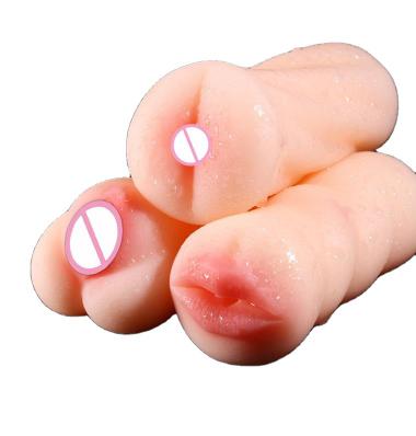 Adults 3D Pocket Silicone Mini Penis Masturbator Realistic Sexy Vagina Pussy Automatic Male Masturbator Sex Toys for Men%